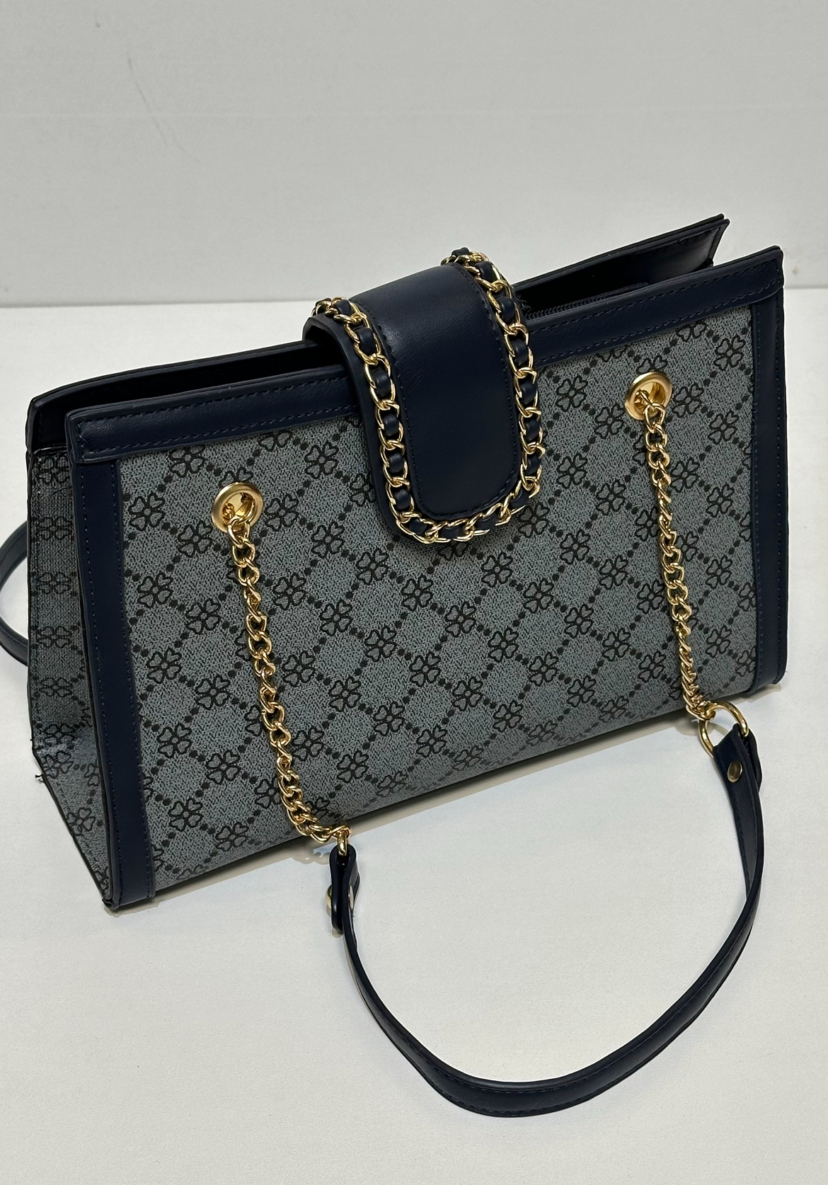 کیف سرمه ای مجلسی